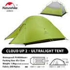 Ultralight Camping Tent for 2 People, Waterproof 20D Fabric, Outdoor Hiking, Travel, Backpacking, Fishing, Wholesale Luxury Option