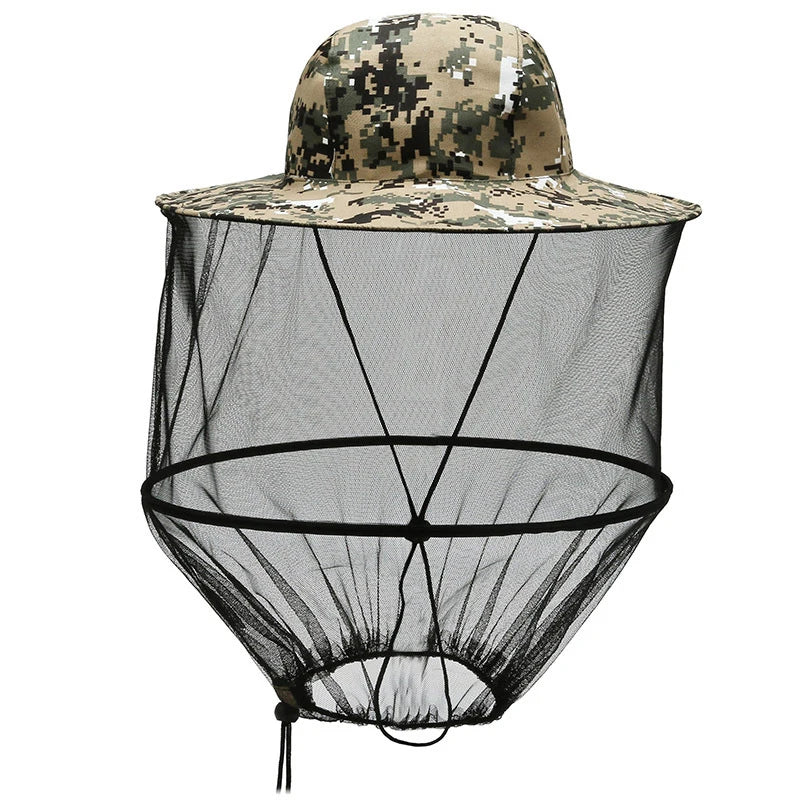 Fishing and Camping Cap With Mosquito Net, UV Protection, Mesh Sunshade Hat For Men, Women, Outdoor Activities, Luxury Wholesale