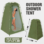 Portable Privacy Shower Tent, Waterproof Changing Room Shelter, Outdoor Camping, Hiking, Beach Bathroom, Wholesale, Luxury