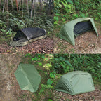 Lightweight Waterproof Camping Tent, Aluminum Alloy Poles, Mosquito Proof, Single Person Luxury Hiking Gear, Wholesale for Outdoor Adventures