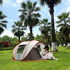 Quick Opening Waterproof Camping Tent for 5-8 People, Fully Automatic Pop-Up, Luxury Design, Durable Material, Wholesale Pricing, Outdoor Adventures