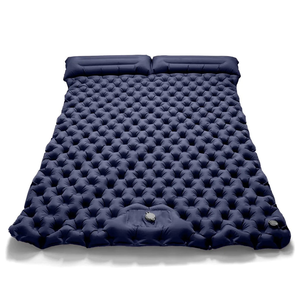 Double Inflatable Mattress, Extra Wide Sleeping Pad for Camping, Ultralight Folding Bed, Waterproof Car Travel Mat, Wholesale Luxury