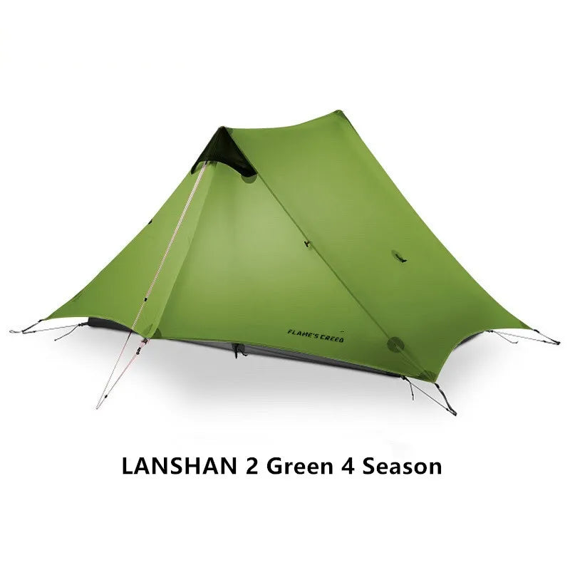 Ultralight Camping Tent for 2 Persons, Waterproof 3 Season 15D Silnylon, Rodless Design, Outdoor Adventure, Wholesale Luxury
