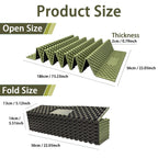 Lightweight Egg Crate Foam Sleeping Pad, 330g Portable Foldable Camping Mat, Moisture Proof Insulation, Ideal for Hiking and Backpacking