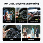 Portable Electric Shower Pump, IPX7 Waterproof, Multi-Function, Lightweight Design for Camping and Home Cleaning, Wholesale Luxury