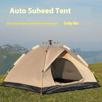 Portable Camping Tent, Waterproof Instant Tent for 4 Person Family, Luxury Self-driving Travel Tents, Emergency Outdoor Use, Wholesale Quality