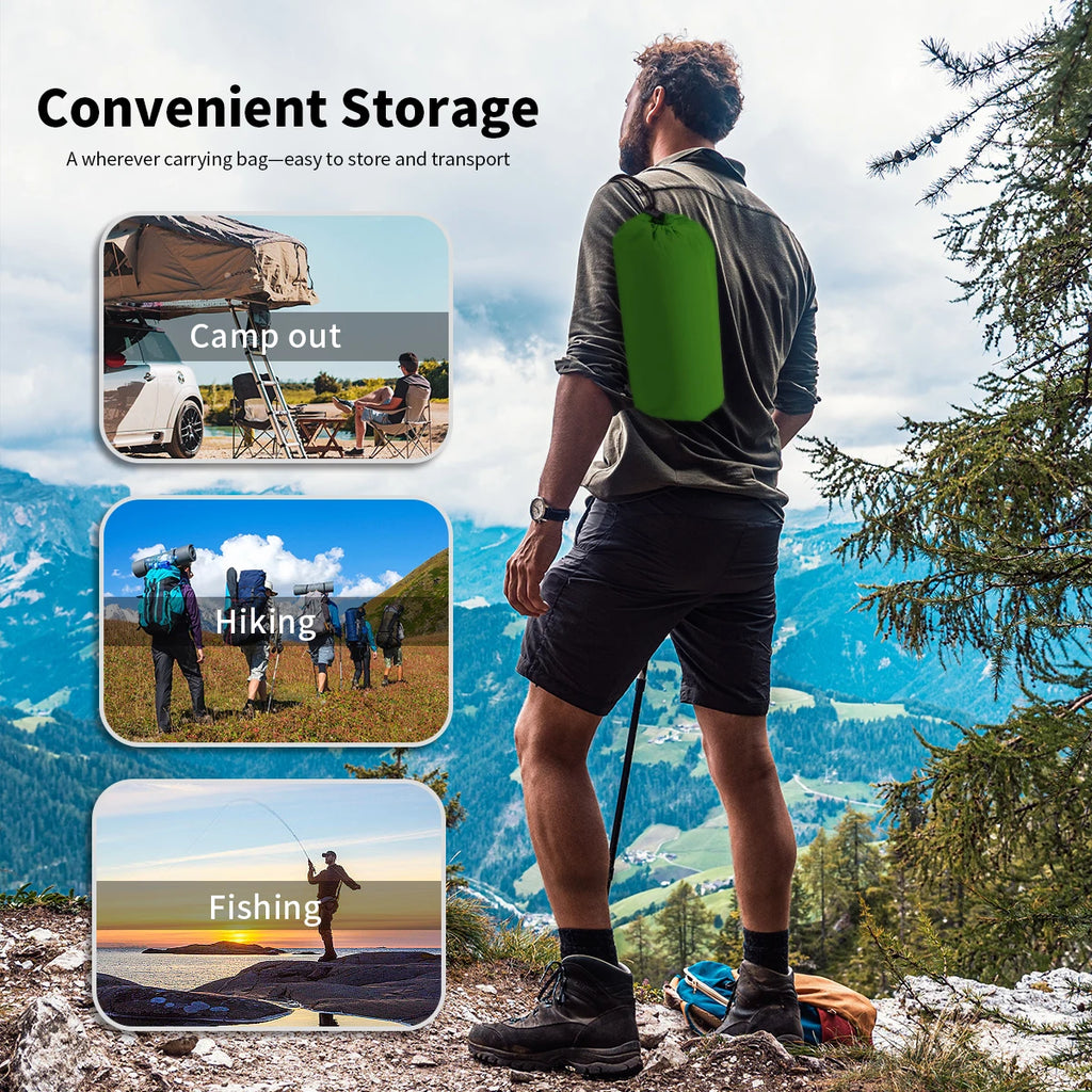 Inflatable Mattress Camping Pad, Ultralight Air Mattress for Backpacking, Waterproof, Comfortable, Travel Use, Wholesale Luxury Options
