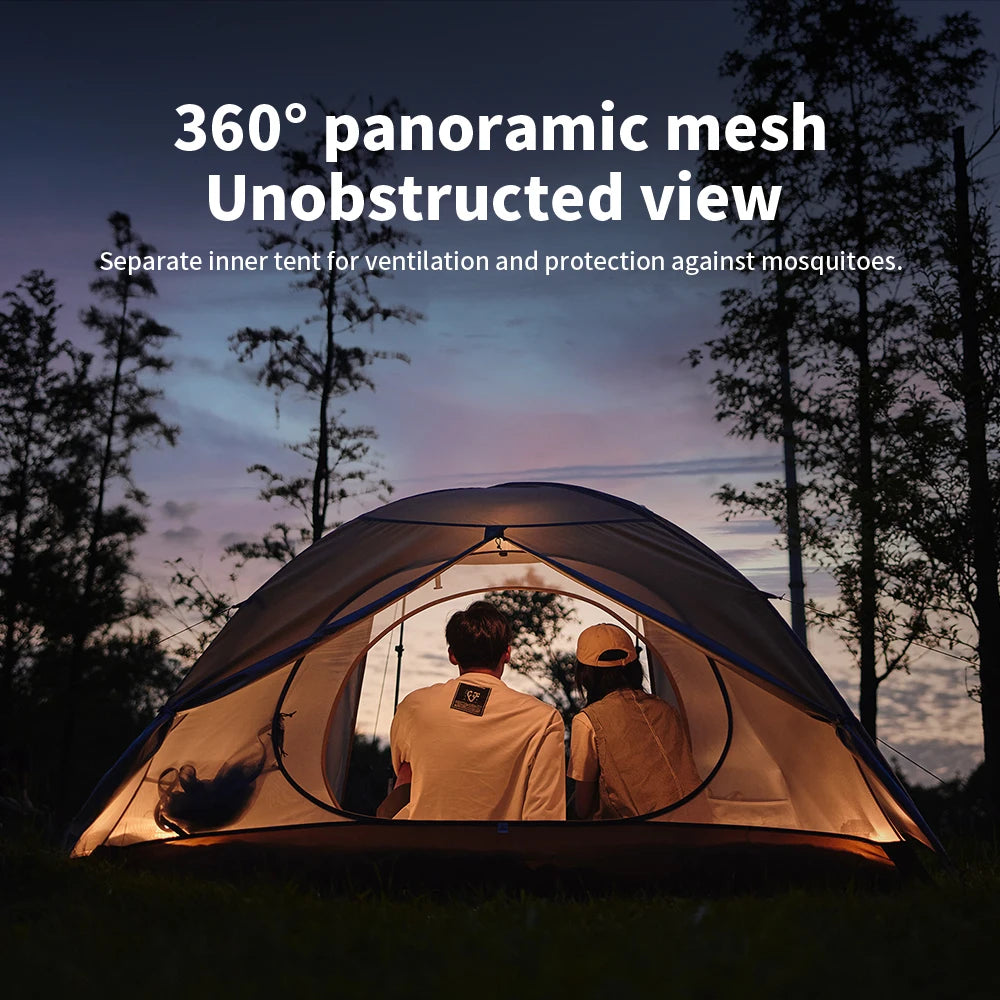 Camping Tent for 2-3 People, Waterproof UPF50+, Ultralight Portable Hiking Shelter, Outdoor Trekking Luxury Wholesale Gear for Adventurers