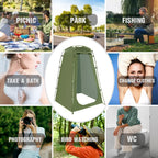Portable Privacy Shower Tent, Waterproof Changing Room Shelter, Outdoor Camping, Hiking, Beach Bathroom, Wholesale, Luxury