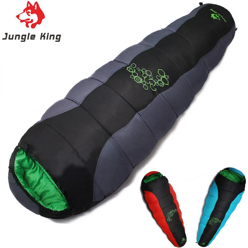 Sleeping Bag, Thick Four-Hole Cotton Filling, Winter Thermal Comfort, Camping Travel Gear, Luxury Wholesale for Outdoor Enthusiasts