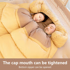 Camping Sleeping Bag for 2 People, Portable Four Seasons, Waterproof, Lightweight, Ideal for Hiking and Travel, Luxury Design, Wholesale