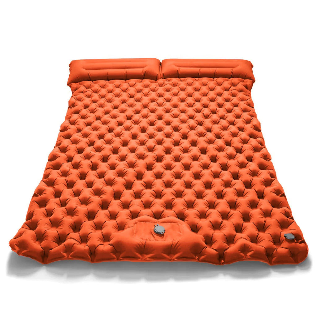 Double Inflatable Mattress, Extra Wide Sleeping Pad for Camping, Ultralight Folding Bed, Waterproof Car Travel Mat, Wholesale Luxury