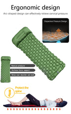 Inflatable Camping Mattress, Ultralight Sleeping Pad with Built-In Pillow, Waterproof Air Mat for Hiking, Luxury Comfort, Wholesale Deal
