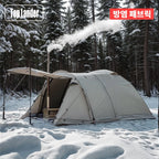Fireproof Winter Tent for 2 Persons, Waterproof Tunnel Dome with Stove Jack, 4 Season Camping Gear, Luxury Wholesale for Hiking and Outdoor Adventures