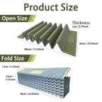 Lightweight Egg Crate Foam Sleeping Pad, 330g Portable Foldable Camping Mat, Moisture Proof Insulation, Ideal for Hiking and Backpacking