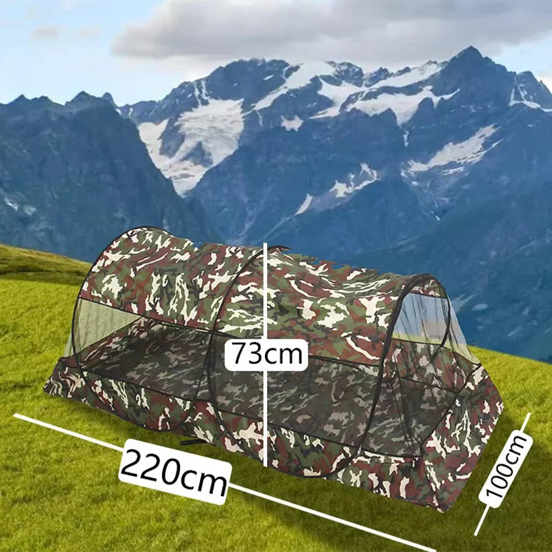 Folding Portable Mosquito Net, Mesh Tent With Zipper, Outdoor Camping Essential for Single Bed, Luxury Travel Accessory, Wholesale Lightweight Design