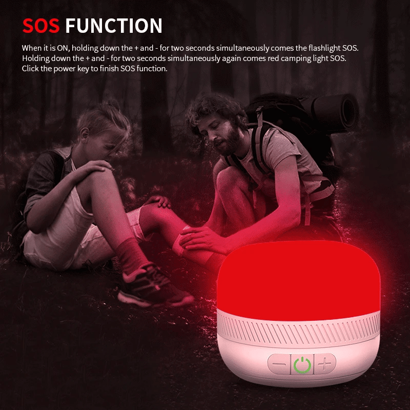 Camping Flashlight, Outdoor LED Lantern, 230-Hour Rechargeable, Waterproof Emergency Light, Portable with Magnet, Luxury Wholesale