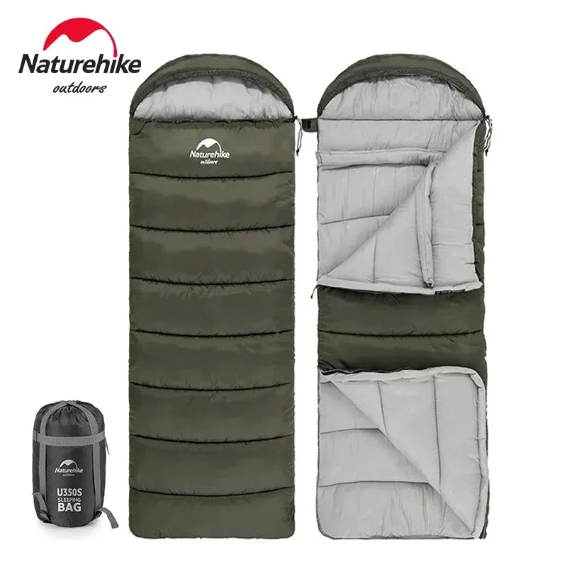 Ultralight Cotton Sleeping Bag, Waterproof, Winter Camping Accessory, Hiking Travel for Men and Women, Wholesale Luxury, Envelope Style U350