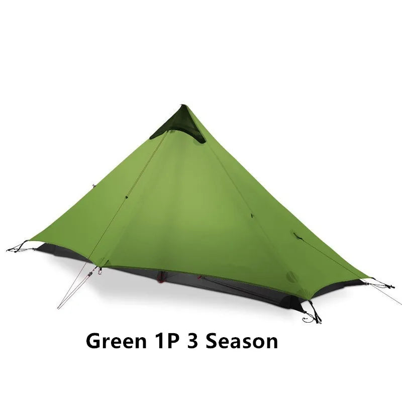 Camping Tent for Ultralight Outdoor Use, 1 Person Rodless Design, Waterproof 15D Silnylon, 3/4 Season, Luxury Quality, Wholesale Availability