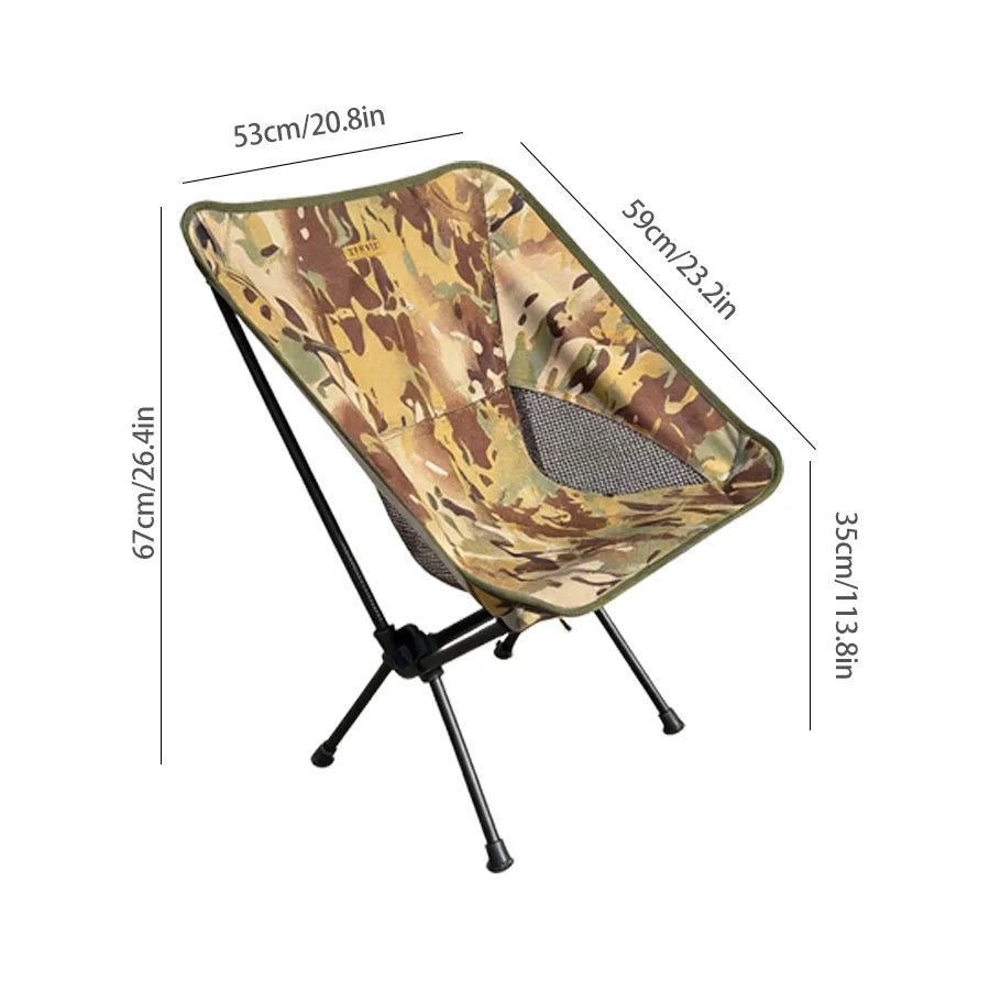 Foldable Camping Chairs Set, Lightweight Ultralight Backpacking Moon Chairs, Garden Picnic Beach Fishing, Wholesale Luxury Outdoor Seating