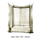 Outdoor Camping Mosquito Net, 200cm Lightweight Breathable Mesh Canopy, Insect Bug Repellent, Luxury Bed Curtain for Camping, Wholesale Luxury Gear