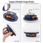 Outdoor Camping Light, Portable Rechargeable LED Tent Lamp, Magnetic Fishing Light, Emergency Household Lighting, Wholesale Luxury, Large Capacity