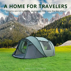 Quick Opening Waterproof Camping Tent for 5-8 People, Fully Automatic Pop-Up, Luxury Design, Durable Material, Wholesale Pricing, Outdoor Adventures