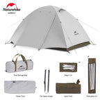 Camping Tent for 2-3 People, Waterproof UPF50+, Ultralight Portable Hiking Shelter, Outdoor Trekking Luxury Wholesale Gear for Adventurers
