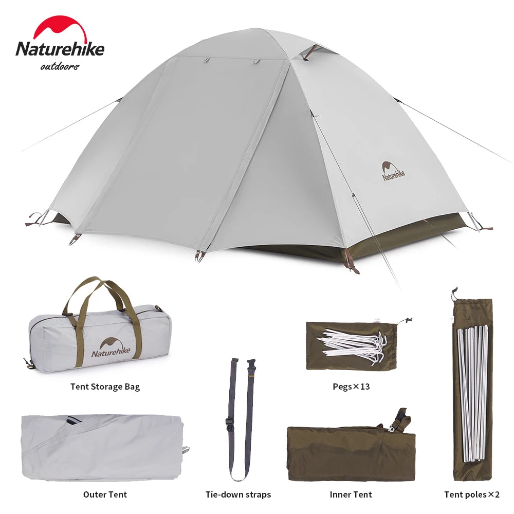 Camping Tent for 2-3 People, Waterproof UPF50+, Ultralight Portable Hiking Shelter, Outdoor Trekking Luxury Wholesale Gear for Adventurers