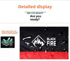 Goose Down Sleeping Bag, Black Fire Light Warm Camping Bag, Waterproof Adult Envelope for Outdoor Use, Luxury Wholesale Travel Gear