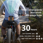 Portable Waist Fan, 5000mAh Rechargeable Wearable Neck Fan, 3 Speed Clip Belt Fan, Personal Cool Fan for Outdoor Travel, Luxury Comfort