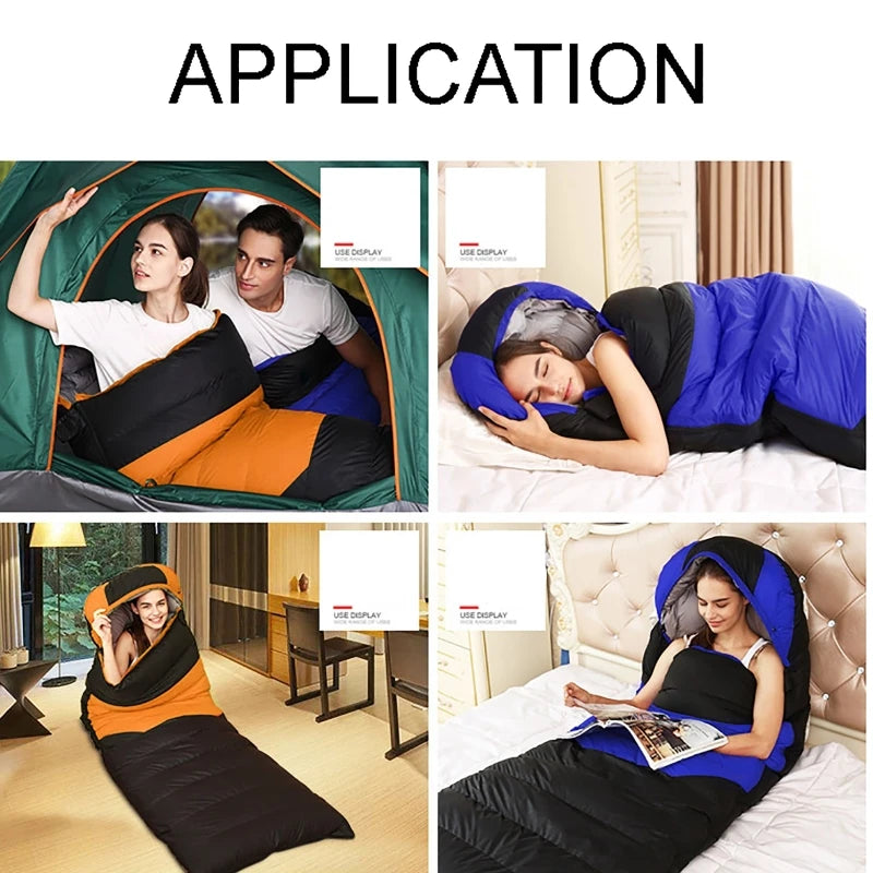 USB Heated Sleeping Bag for Camping, Ultralight Down Cotton Pad, Thermal Mattress for Outdoor Use, Luxury Comfort, Wholesale Options Available