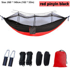 Portable Outdoor Double Mosquito Net Hammocks, Lightweight Hanging Swing, Ideal for Camping, Travel, Nature Hike, Wholesale, Luxury for Adventurers
