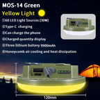 Outdoor Camping Light, Portable Rechargeable LED Tent Lamp, Magnetic Fishing Light, Emergency Household Lighting, Wholesale Luxury, Large Capacity