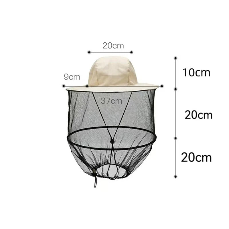Fishing and Camping Cap With Mosquito Net, UV Protection, Mesh Sunshade Hat For Men, Women, Outdoor Activities, Luxury Wholesale