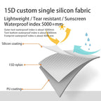 Camping Tent for Ultralight Outdoor Use, 1 Person Rodless Design, Waterproof 15D Silnylon, 3/4 Season, Luxury Quality, Wholesale Availability