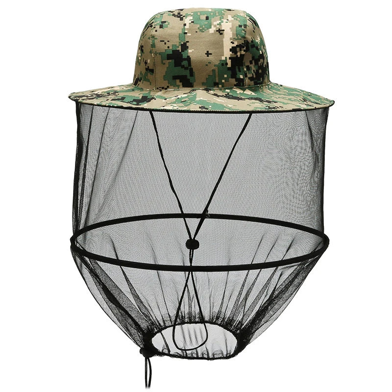 Fishing and Camping Cap With Mosquito Net, UV Protection, Mesh Sunshade Hat For Men, Women, Outdoor Activities, Luxury Wholesale
