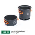 Outdoor Camping Pot Set, 1.3L 2.3L Cooking Kettle, Heat Cooker for Travel, Luxury Cooking Utensil Equipment, Wholesale Kitchen Gear