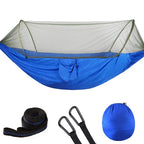 Camping Hammock with Mosquito Net, Portable Parachute Material, Lightweight Swing Bed for Outdoor Adventures, Wholesale Luxury Travel Gear
