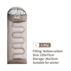 Camping Sleeping Bag, Ultralight Waterproof Winter Envelope, Warm for Outdoor Travel, Hiking, Backpacking, Wholesale Luxury