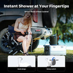 Portable Electric Shower Pump, IPX7 Waterproof, Multi-Function, Lightweight Design for Camping and Home Cleaning, Wholesale Luxury
