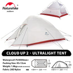 Ultralight Camping Tent for 2 People, Waterproof 20D Fabric, Outdoor Hiking, Travel, Backpacking, Fishing, Wholesale Luxury Option
