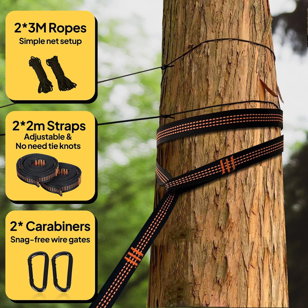 Lightweight Camping Hammock with Mosquito Net, Durable 210T Parachute Nylon, Breathable Fabric for Outdoor Adventures, Luxury Wholesale Options