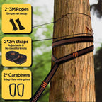 Lightweight Camping Hammock with Mosquito Net, Durable 210T Parachute Nylon, Breathable Fabric for Outdoor Adventures, Luxury Wholesale Options