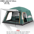 Camping Tent, Waterproof 4-Season Shelter for 3-12 People, Double Layer, Family Outdoor Backpacking Equipment, Luxury Design, Wholesale Availability