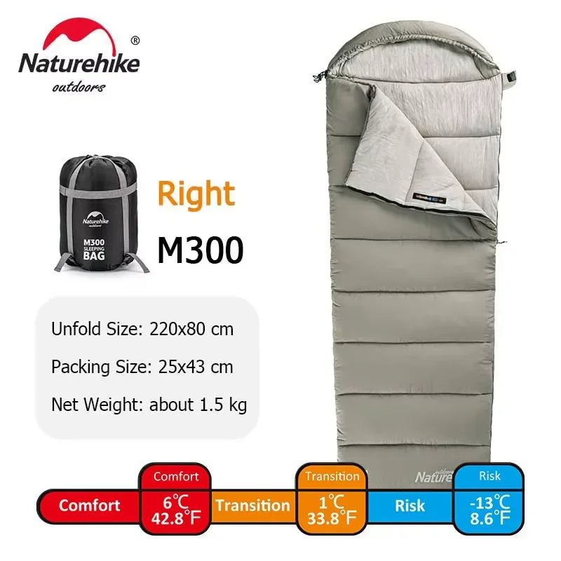 Sleeping Bag for Camping, Cotton Double Person, Spliceable Design, Warm for Summer and Winter, Wholesale Luxury Outdoor Gear