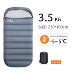 Large Camping Sleeping Bag, Lightweight 3 Season, Loose Widen Design, Long Size for Adults, Hiking and Fishing, Wholesale Luxury Outdoor Gear