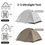 Camping Tent for 2-3 People, Waterproof UPF50+, Ultralight Portable Hiking Shelter, Outdoor Trekking Luxury Wholesale Gear for Adventurers