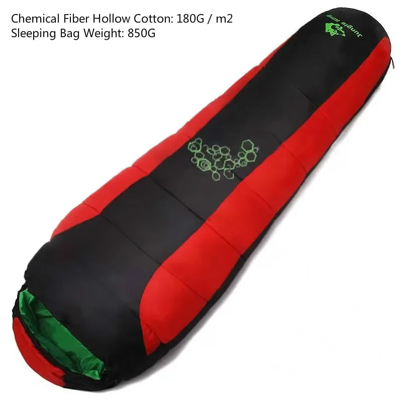 Sleeping Bag, Thick Four-Hole Cotton Filling, Winter Thermal Comfort, Camping Travel Gear, Luxury Wholesale for Outdoor Enthusiasts
