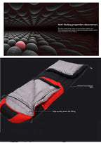 Goose Down Sleeping Bag, Black Fire Light Warm Camping Bag, Waterproof Adult Envelope for Outdoor Use, Luxury Wholesale Travel Gear